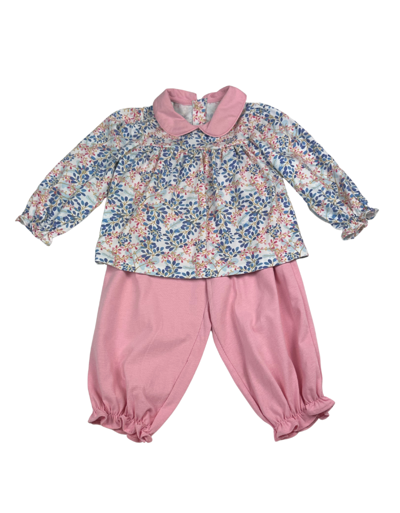 Floral Knit Pant Set