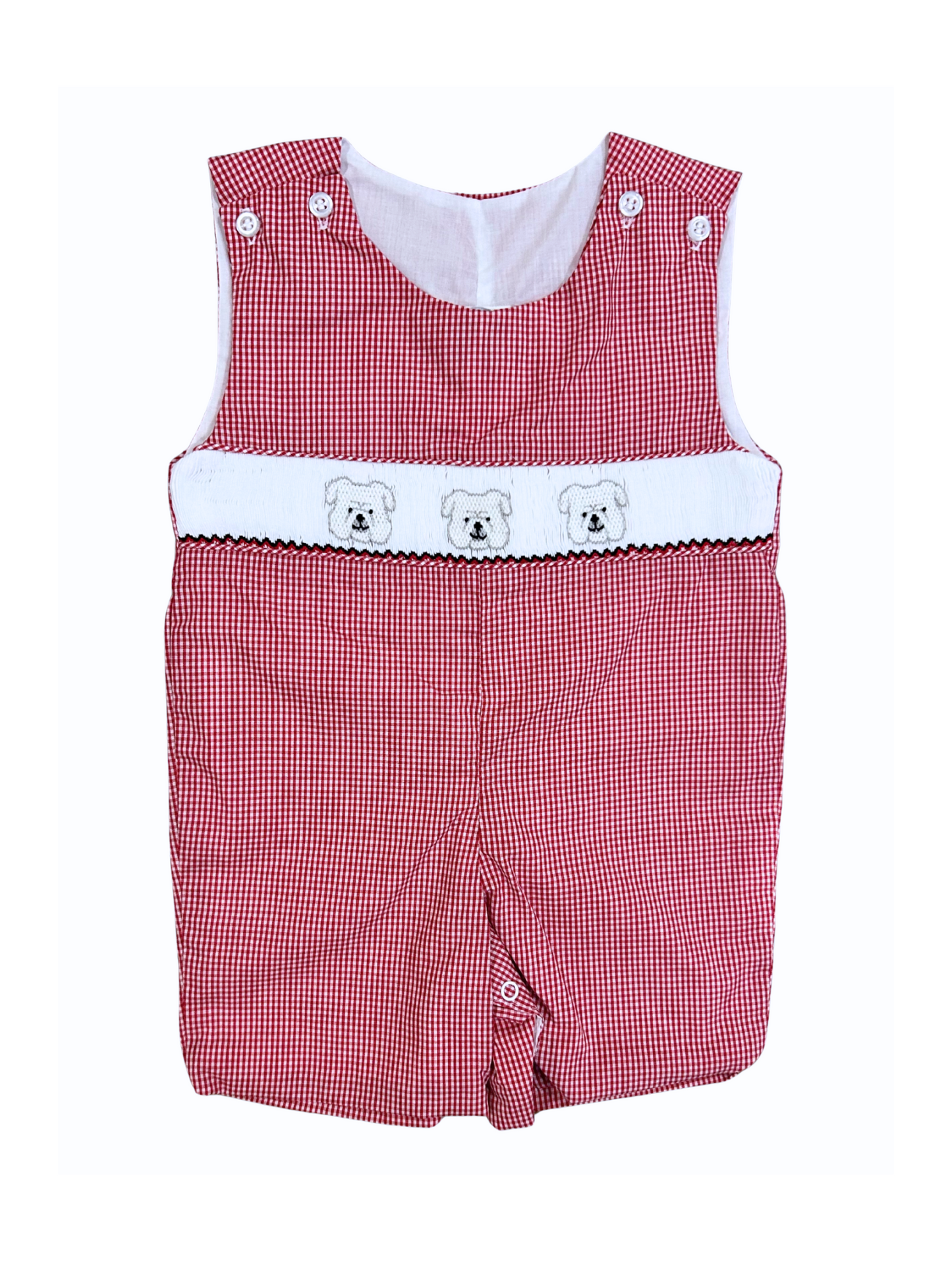 Red Bulldog Smock Jon Jon