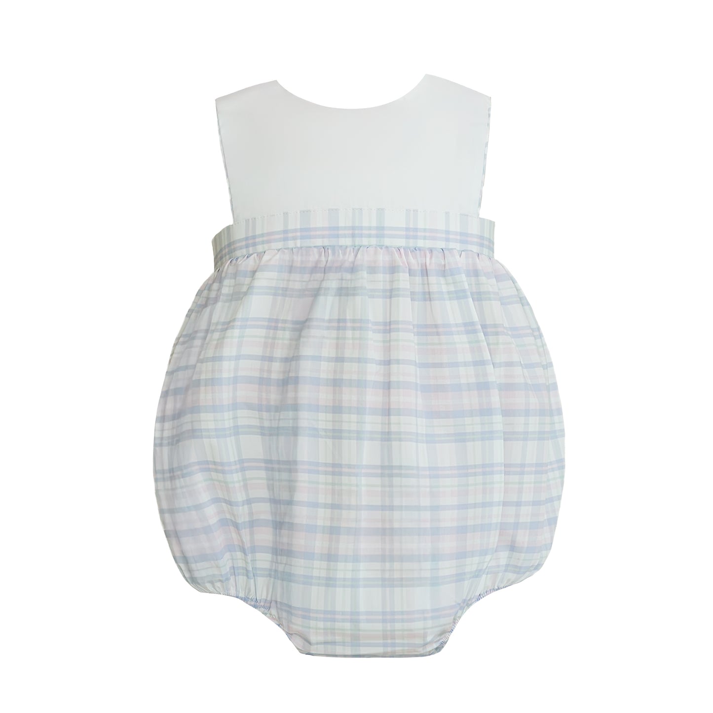Peyton Blue Spring Plaid Bubble