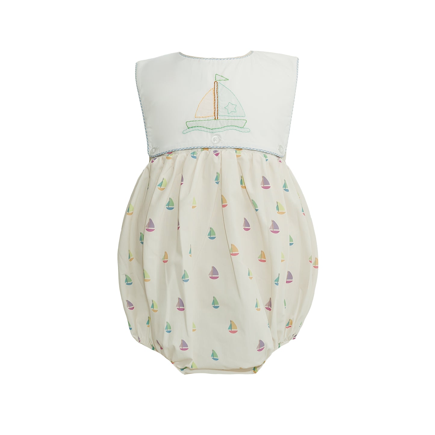 Connor Sail Away Embroidered Bubble