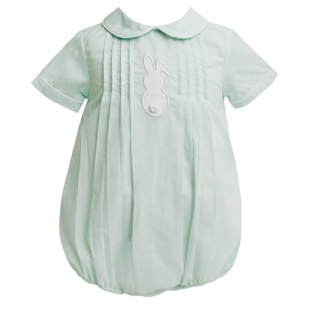 Mint Bunny Tail Pleated Boy Bubble