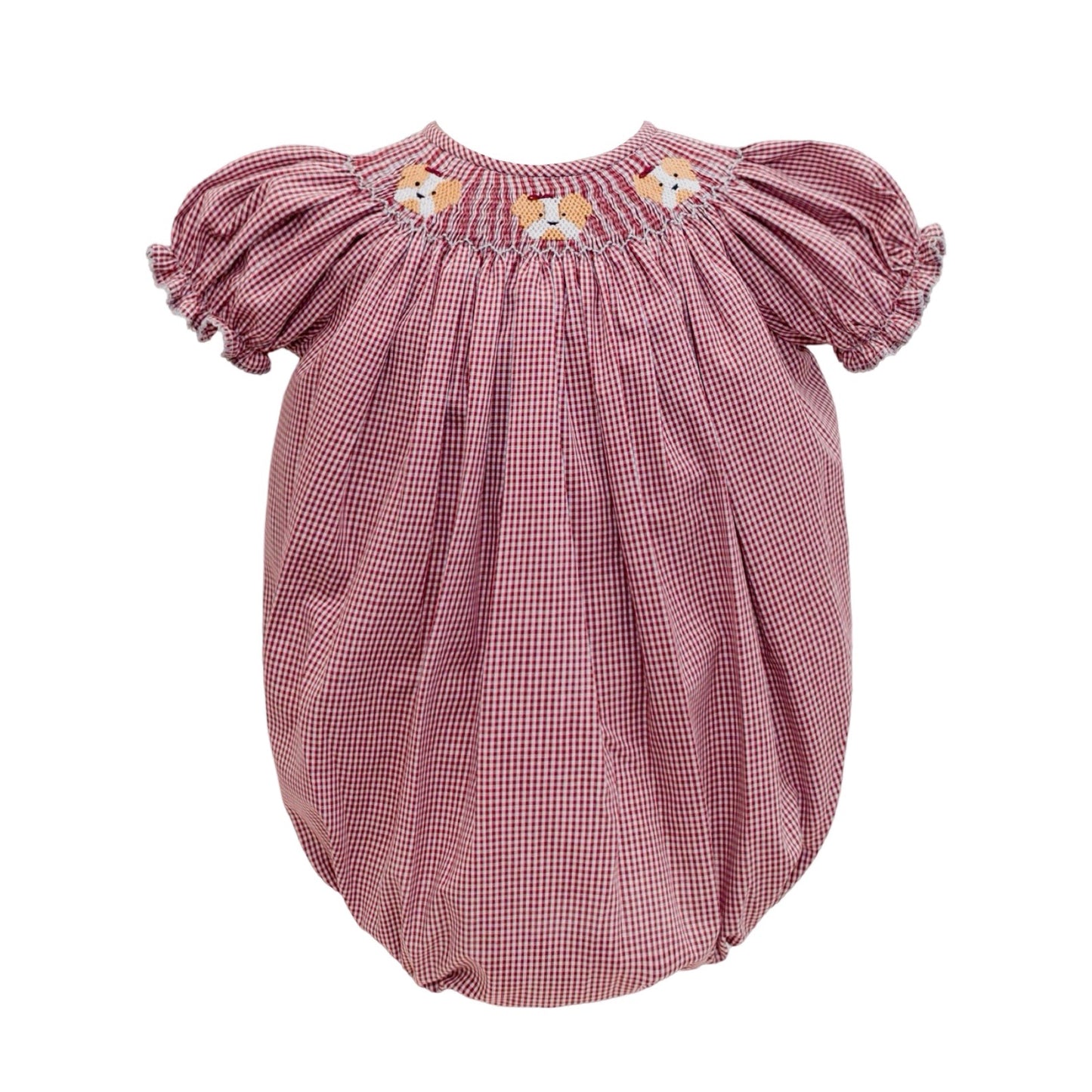 Maroon Bulldog Bishop Smock Bubble