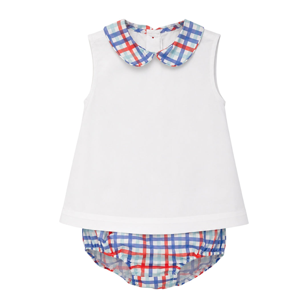 Andrew Diaper Set, Patriotic Plaid