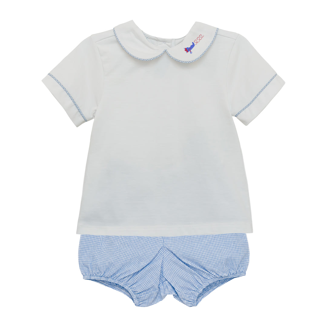 Peter Bloomer Short Set, Airplane Hearts