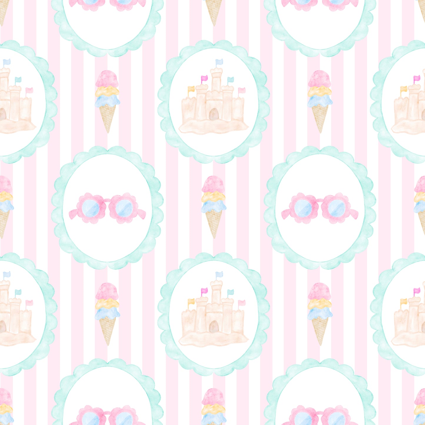 Lacey Bloomer Set, Sun Shades and Ice Cream