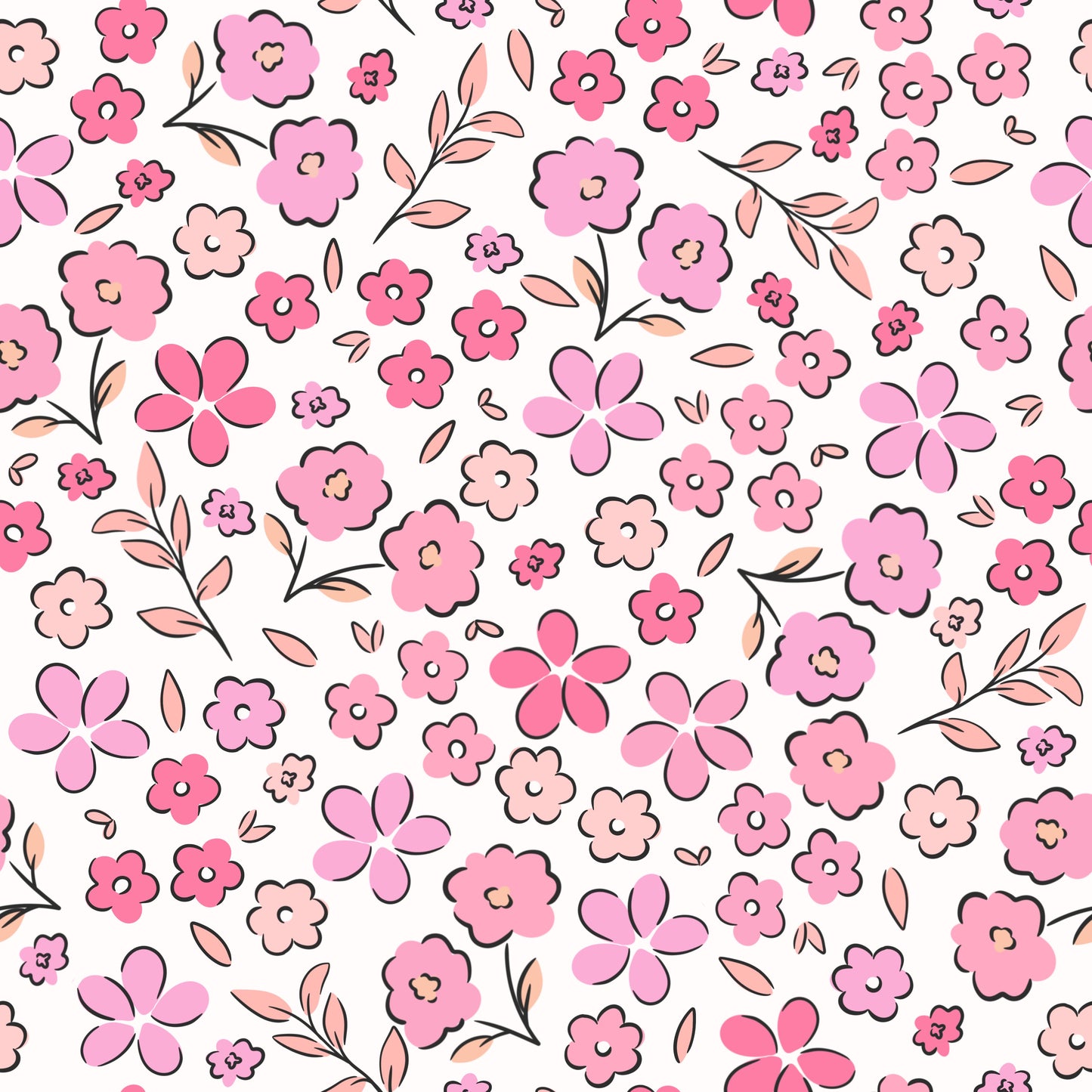 Sydney Pink Floral Skirt