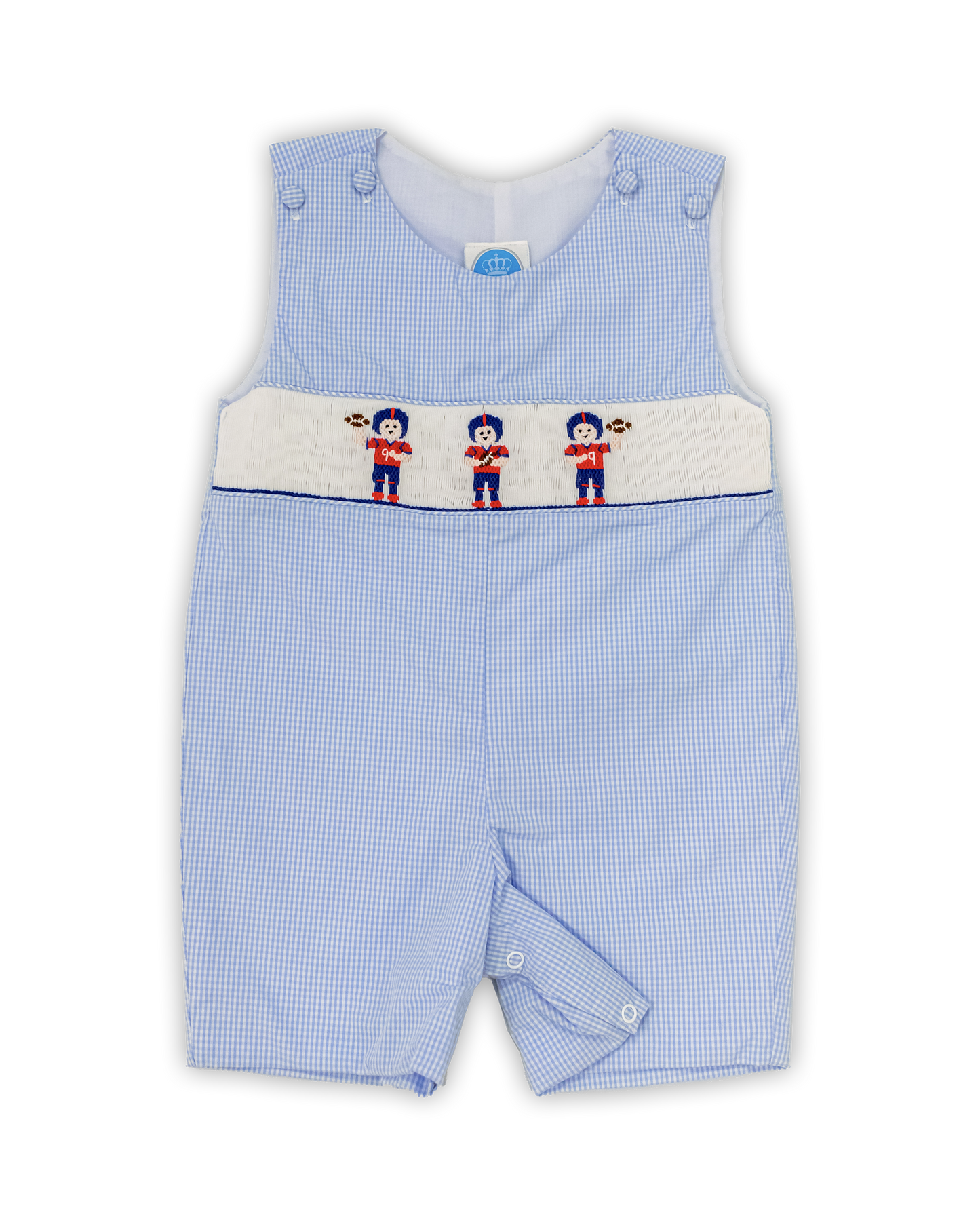 Blue Smocked Football Players Jon Jon