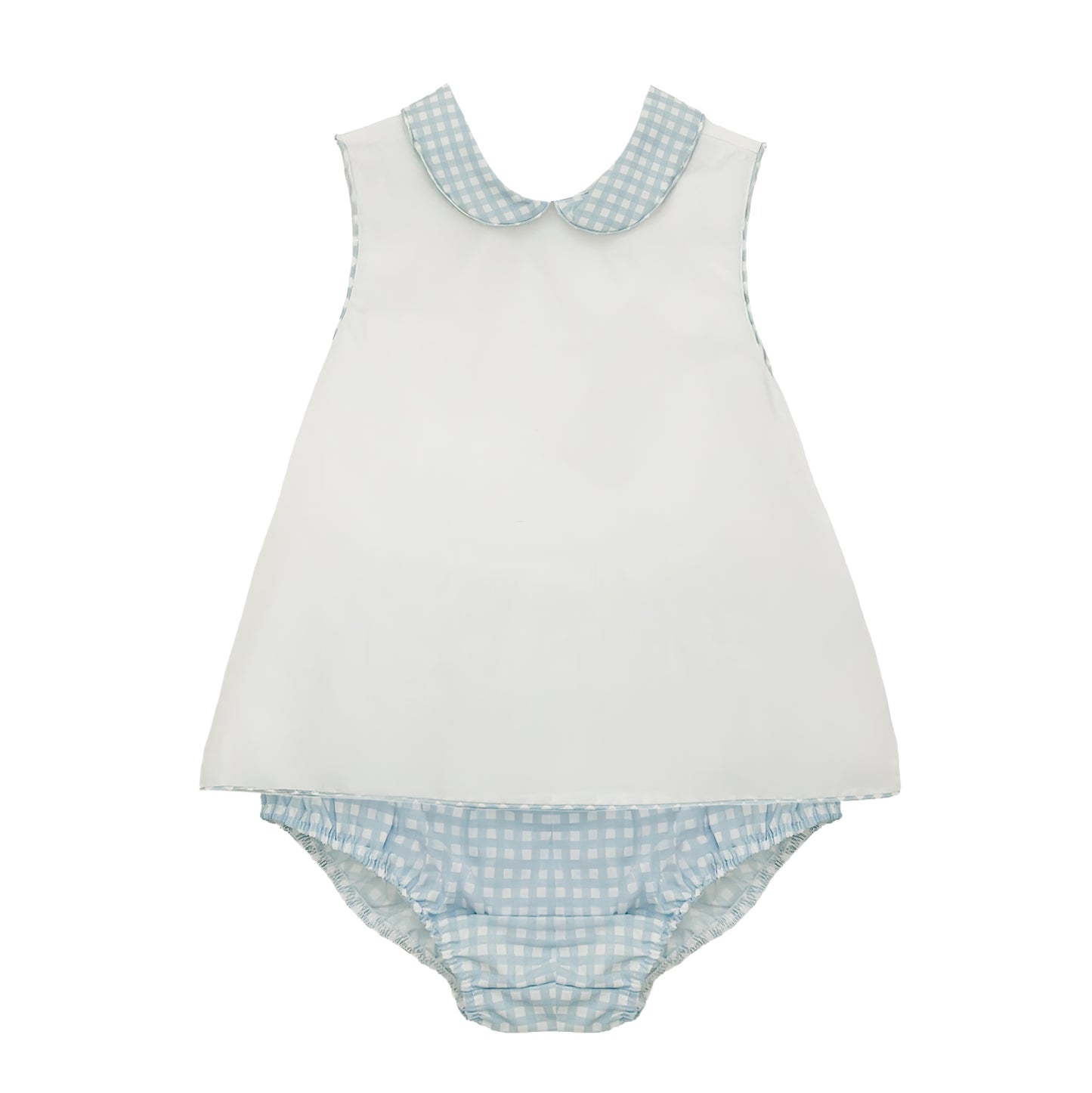 Andrew Diaper Set, Classic Blue Gingham