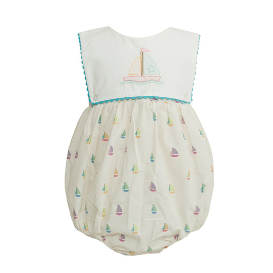 Pippa Sail Away Ric Rac Embroidered Bubble