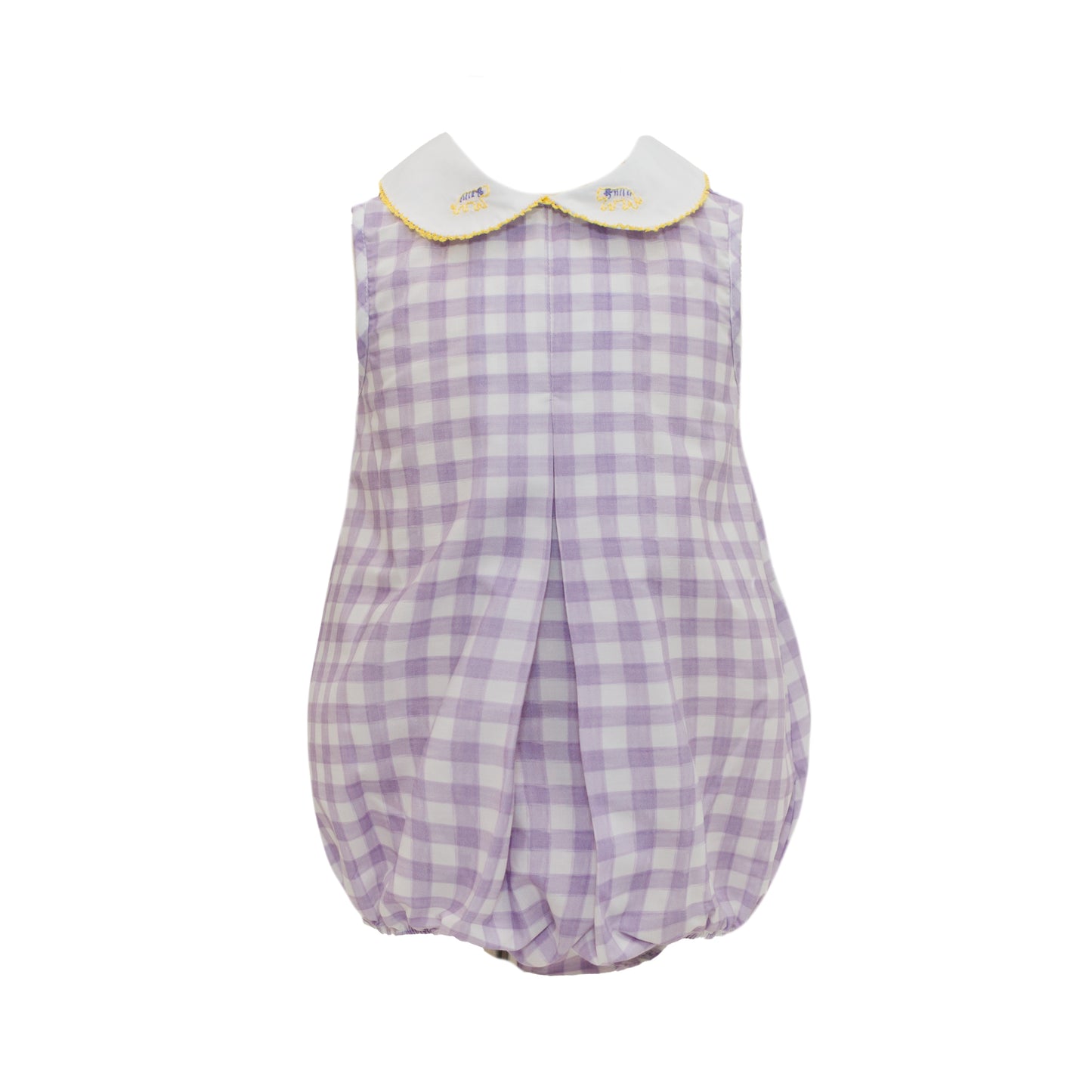 Watercolor Gingham Tiger Pleat Bubble