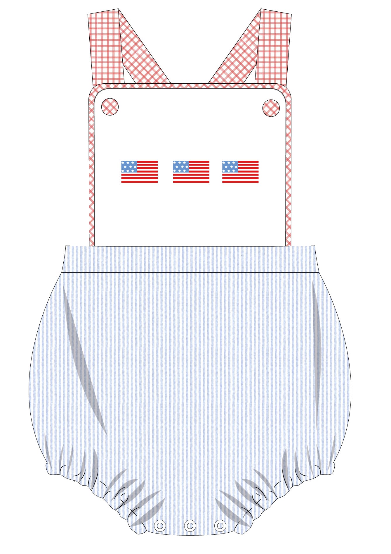 Sammy American Flag Sun Bubble