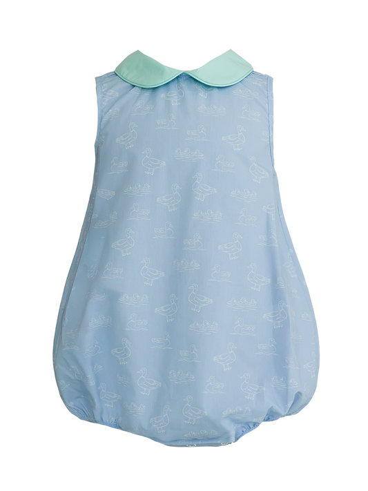 Lucas Blue Ducks Print Boy Bubble