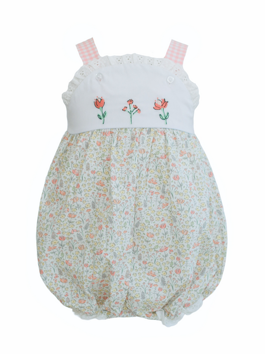 Danielle Wildflower Embroidered Bubble