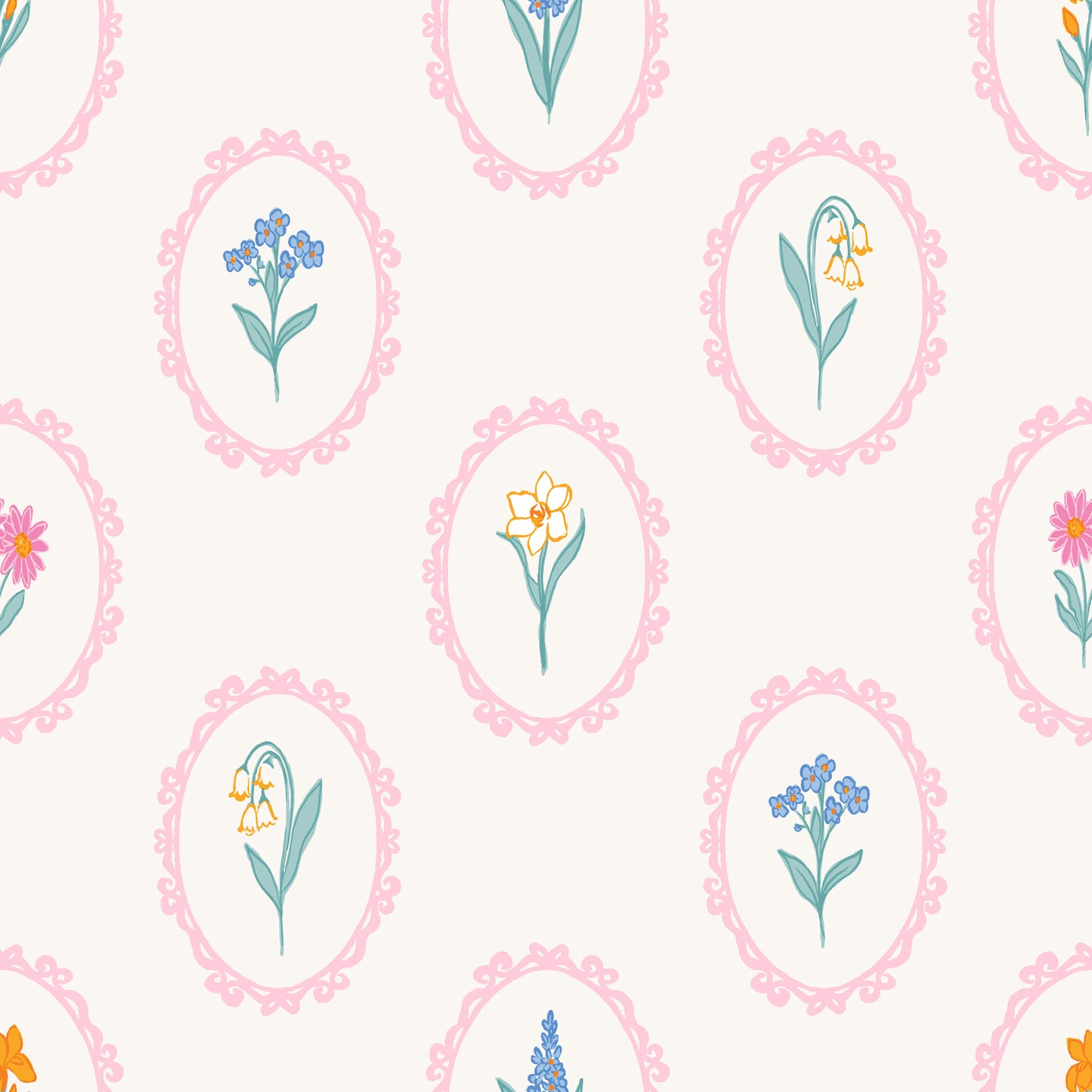 Belle Bloomer Set, Floral Frames