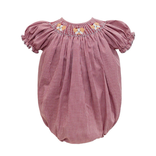 Maroon Bulldog Bishop Smock Bubble