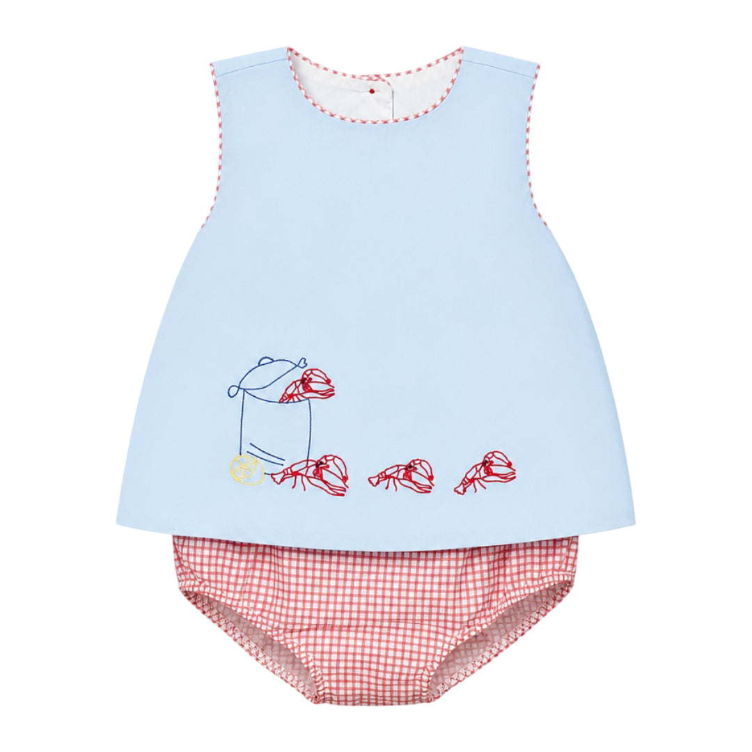 Ellis Diaper Set, Crawfish Boil