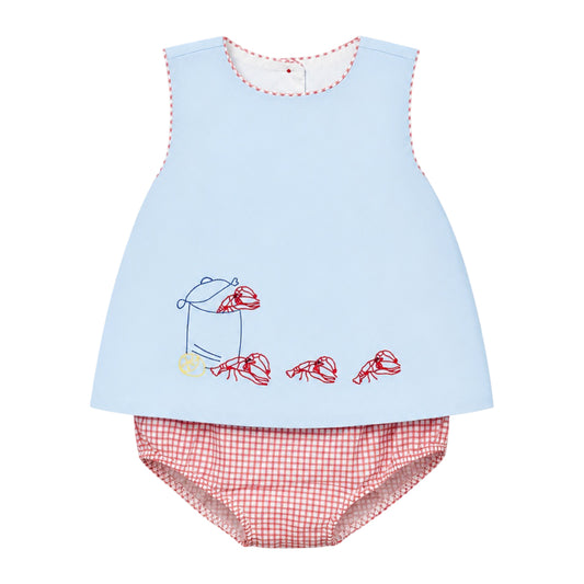 Ellis Diaper Set, Crawfish Boil