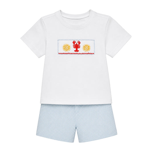 Ollie Short Set, Crawfish Boil Smock