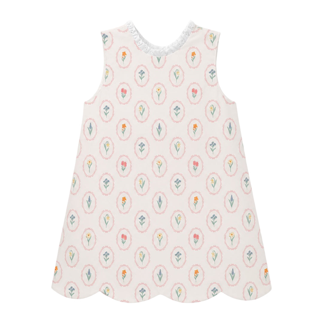 Belle Dress, Floral Frames