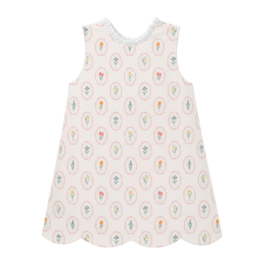 Belle Dress, Floral Frames