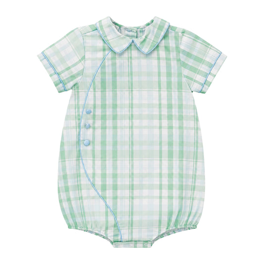 Thomas Button Bubble, Springwater Plaid
