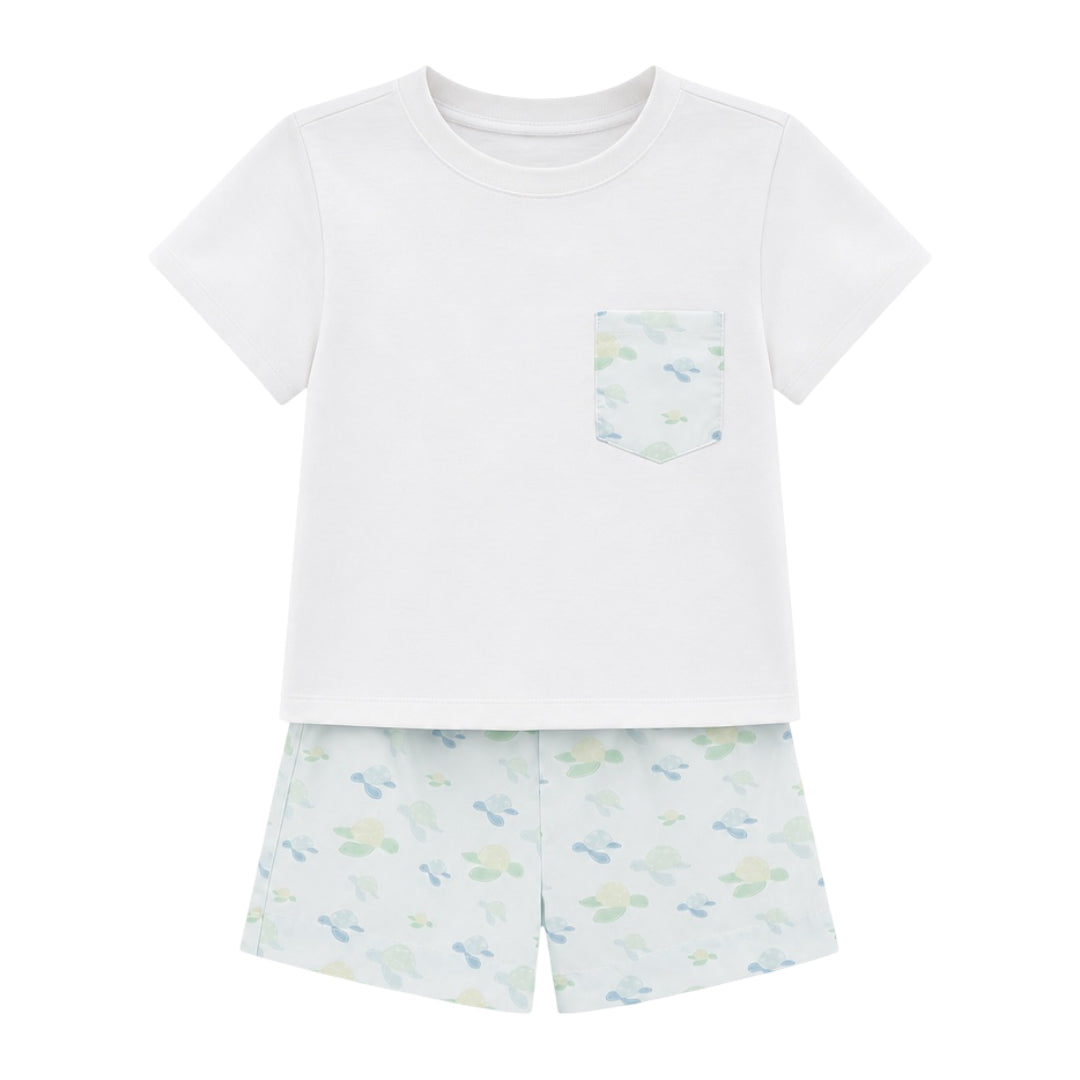 Stephen Pocket Short Set, Sea Turtles
