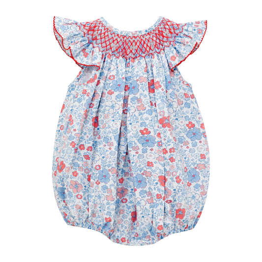 Eloise Angel Wing Bishop Bubble, Patriotic Florals