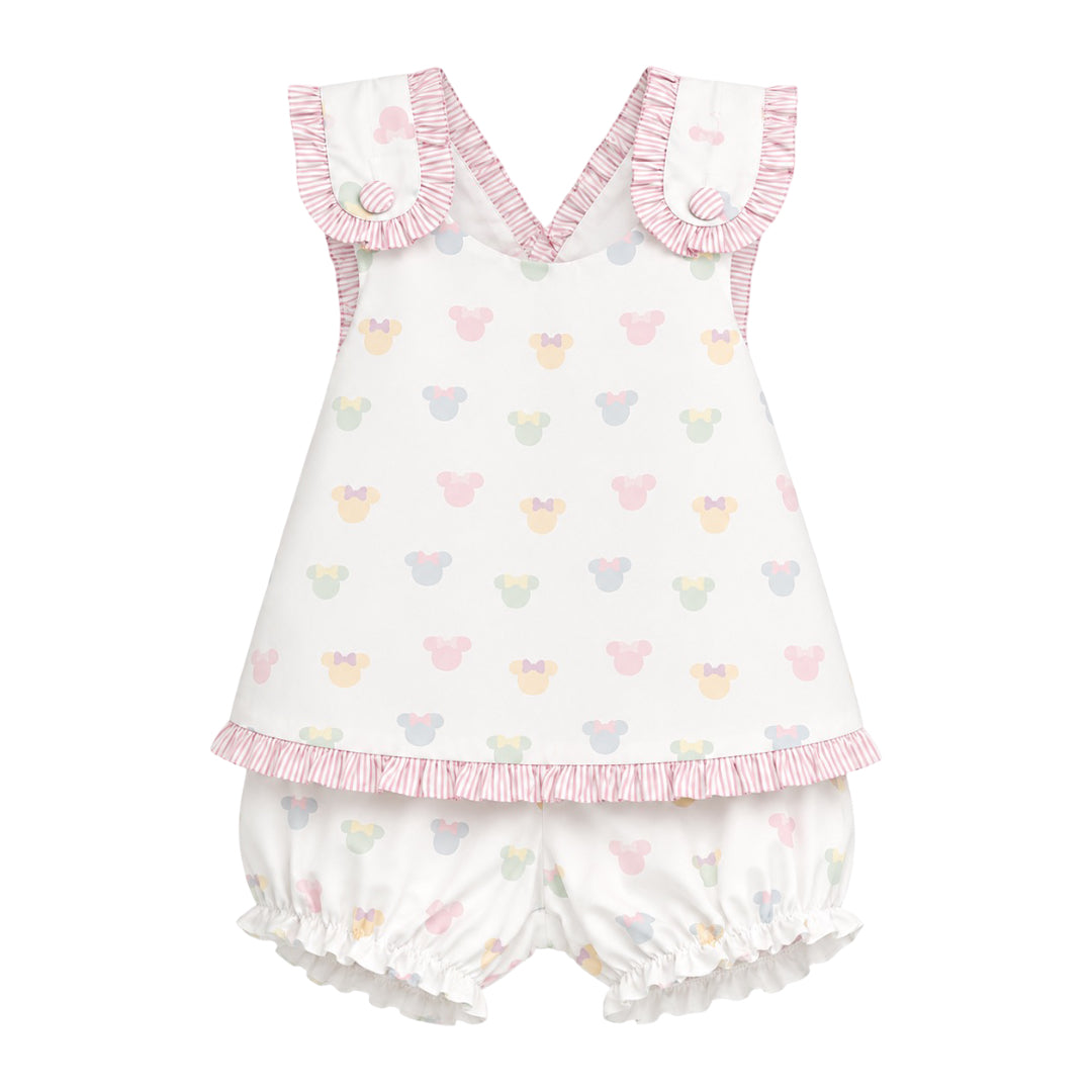 Amelia Cross Back Bloomer Set, Pastel Magic Ears