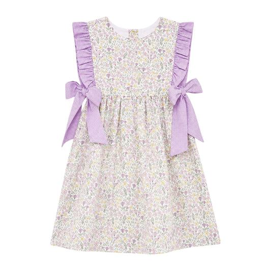 Ava Ruffle Bow Dress, Garden Party