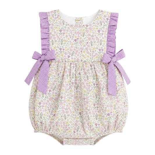 Ava Ruffle Bow Bubble, Garden Party