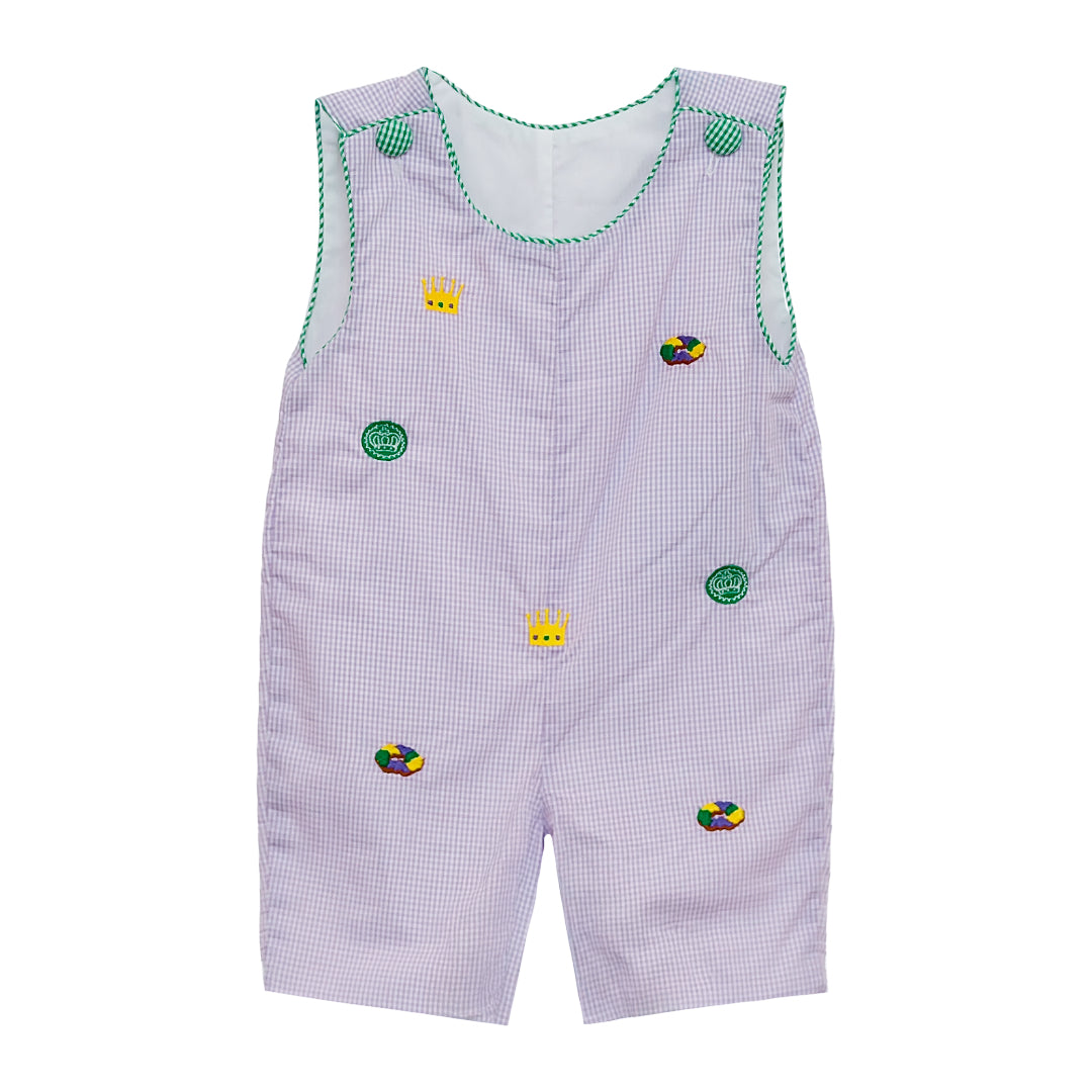 Elliott All Over Embroidered Jon Jon, Mardi Gras Trio