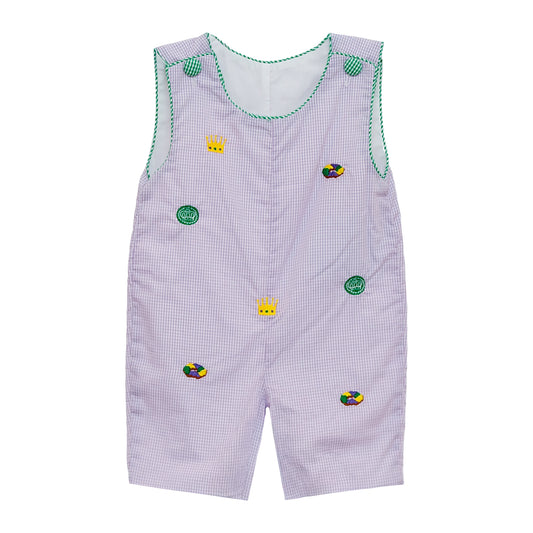 Elliott All Over Embroidered Jon Jon, Mardi Gras Trio