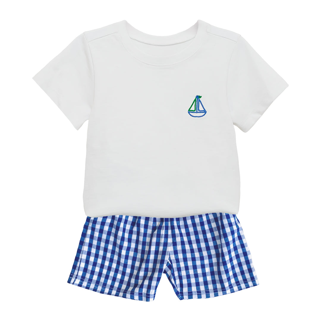 Tyler Short Set, Seaside Sails