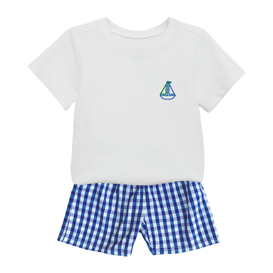 Tyler Short Set, Seaside Sails
