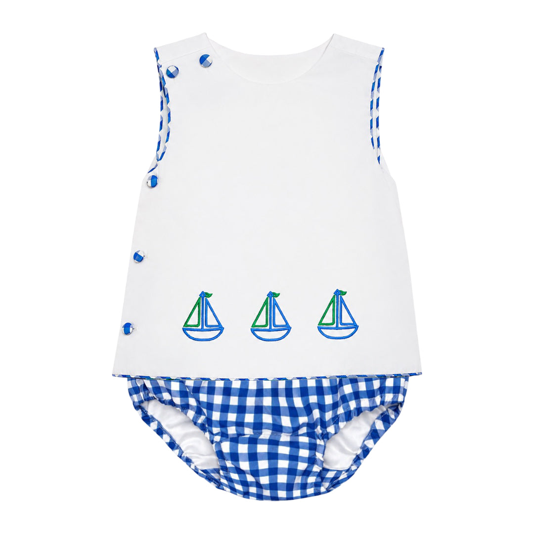 Liam Diaper Set, Seaside Sails