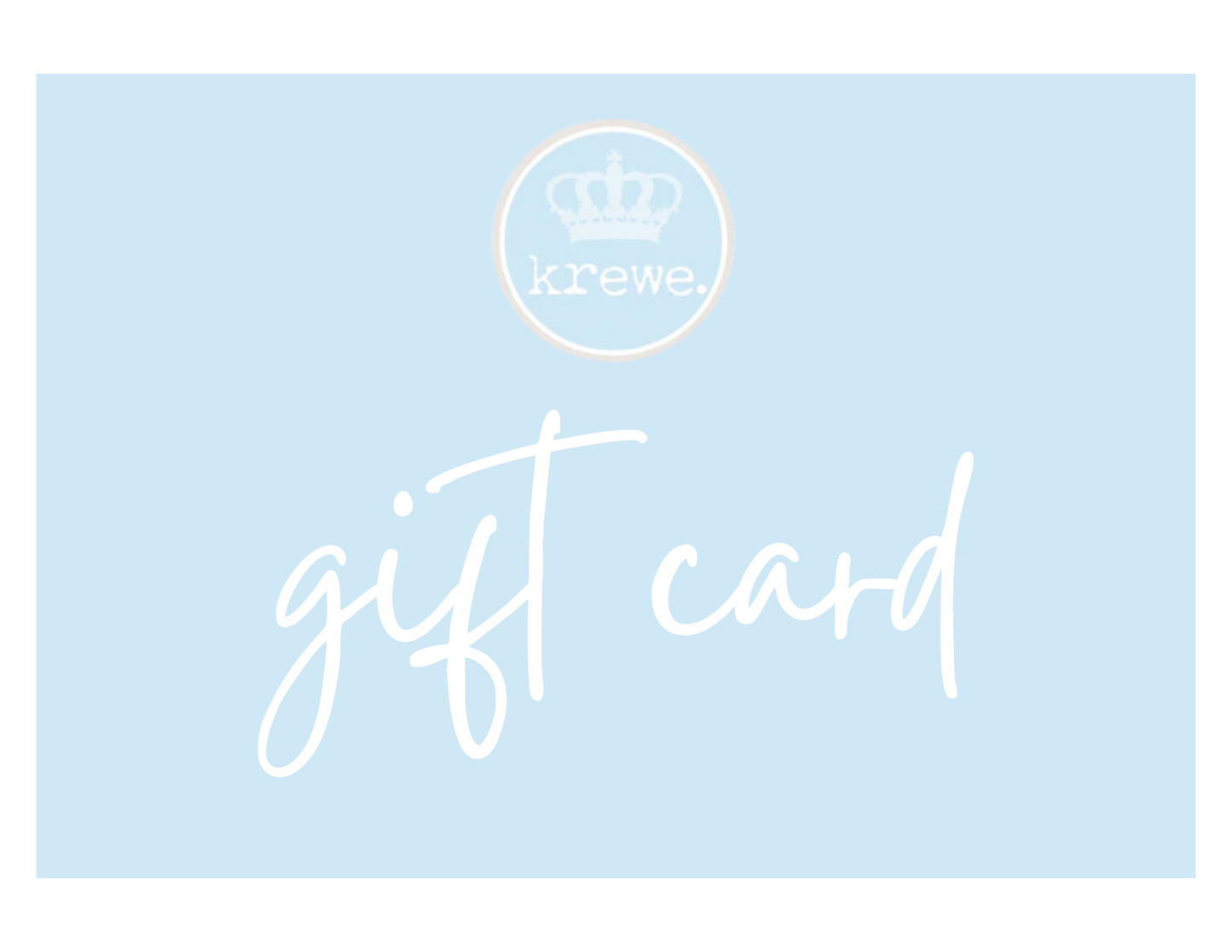 Krewe Kids Gift Card