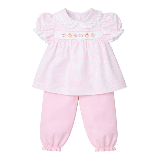Alice Bubble Pant Set, Bitty Dot Fall Icons