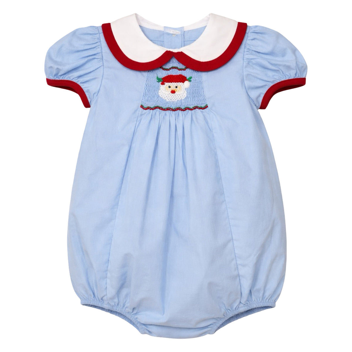 Ellen Smock Bubble, Blue Cord Santa