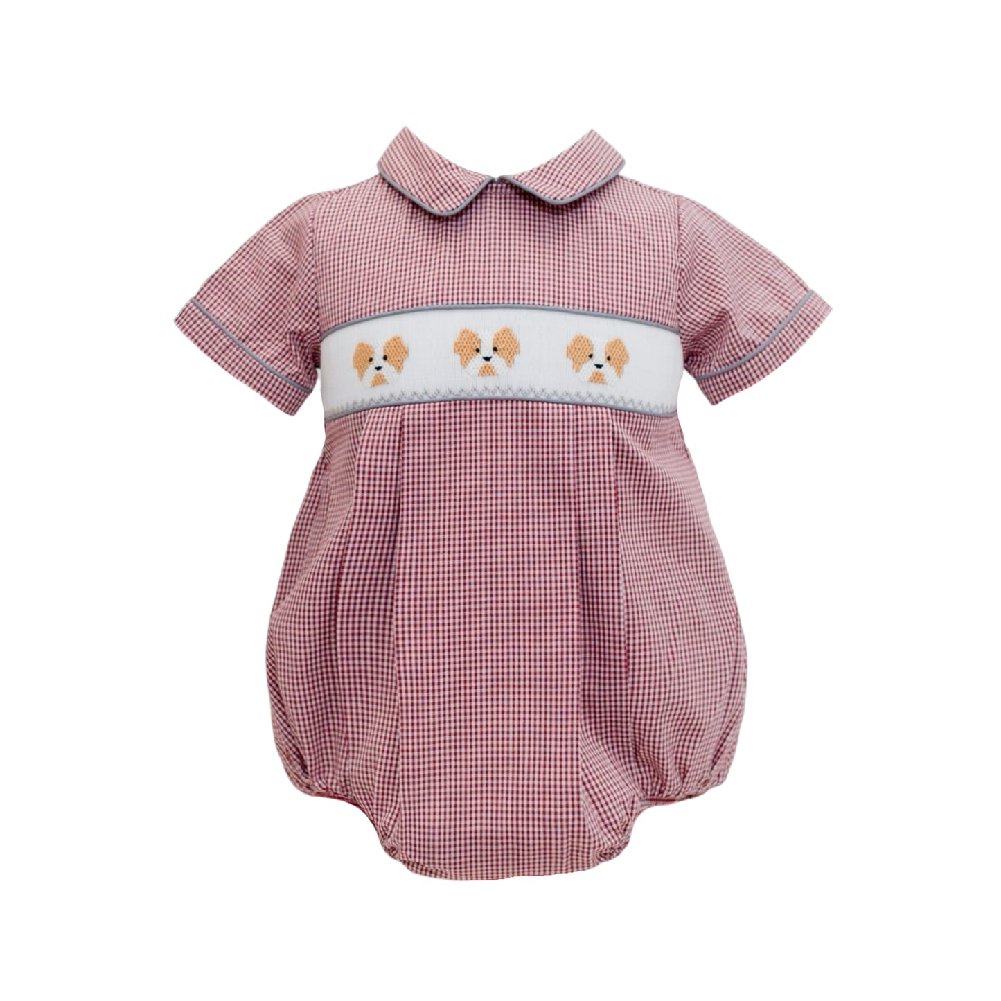 Maroon Bulldog Smock Boys Bubble